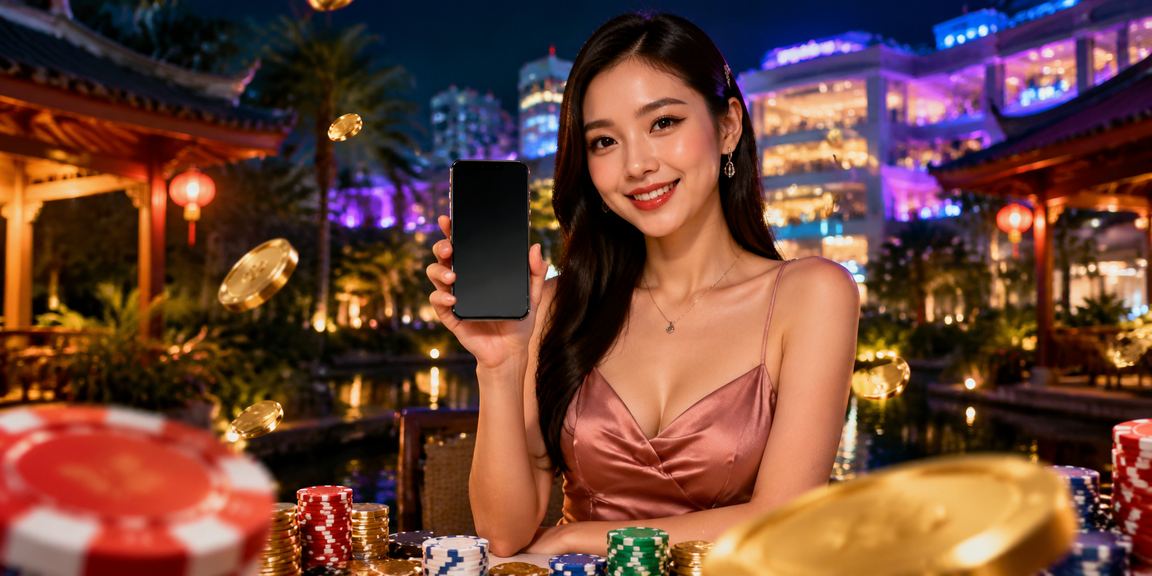 Giao diện neon hiện đại của sảnh VIP tại xosomientrung